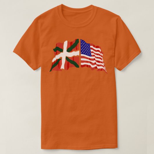 Ikurrina USA Ikurria TShirt (Design voorkant)