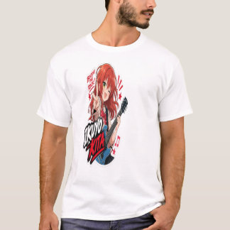 : Ikuyo Kita Anime Gitaar Sticker | Rock Muziek  T-shirt