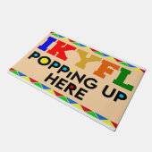 Ikyfl, hier komen is dit huis deurmat (Schuin)