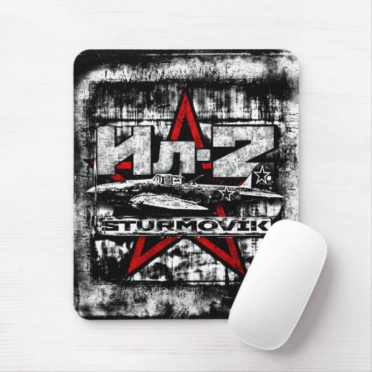 Il-2 Sovjet-vliegtuig Muismat (Met muis)