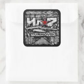 Il-2 Sovjet-vliegtuig Vierkante Sticker (Tas)