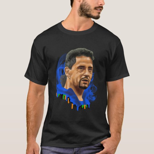 Il Divin Codino Soccer Player T-shirt (Voorkant)