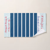 "Il Dolce Far Niente" Bad Handdoek (Handdoek)