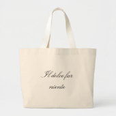 Il dolce far niente Club Italia canvas tas (Voorkant)