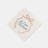 Il Dolce Far Niente:  Italiaanse papieren servette Servet (Hoek)