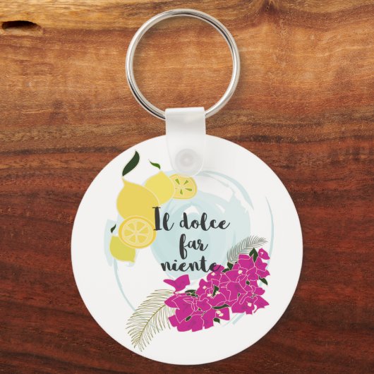 Il dolce far niente sleutelhanger (Voorkant)