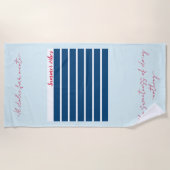 "Il Dolce Far Niente" strandlaken (Voorkant)