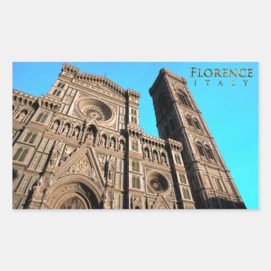 Il Duomo di Firenze Rechthoekige Sticker (Voorkant)