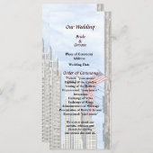 Il - Flags Along Michigan Ave Chicago Programmakaart (Voorkant / Achterkant)