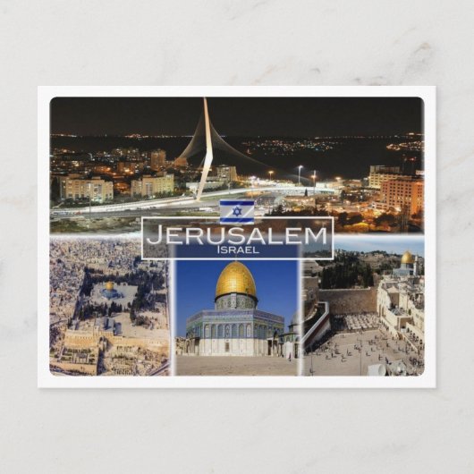 IL Israël - Jeruzalem - Briefkaart (Voorkant)