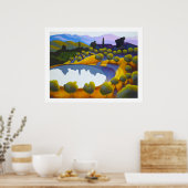 Il laghetto vicino a Bonsi Poster (Keuken)