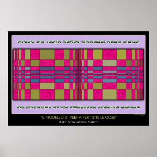 Il Modello di Verita Per Tutte Le Cose Poster (Voorkant)