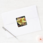 " il passag gio di fiori " vierkante sticker (Envelop)