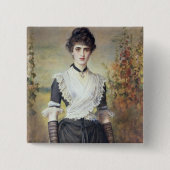 Il Penseroso Vierkante Button 5,1 Cm (Voorkant)