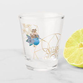 Il pesce che amava l'uccellino shot glas