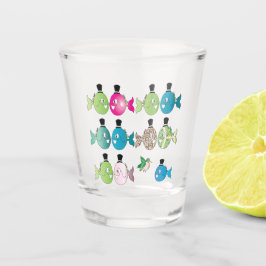 Il pesce che amava l'uccellino shot glas