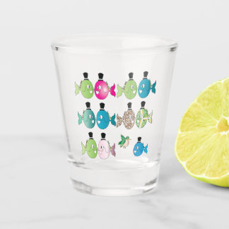 Il pesce che amava l'uccellino shot glas