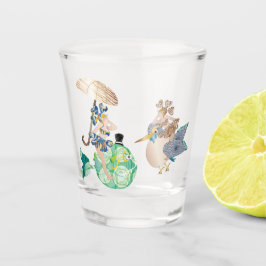 Il pesce che amava l'uccellino shot glas