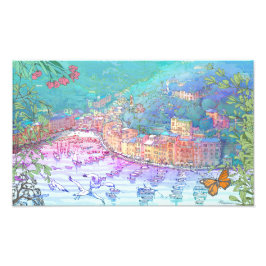 Il promontorio di Portofino Foto Afdruk