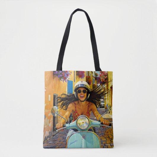 “Il riso del vento” (Lach van de Wind) Tote Bag (Voorkant)