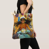 “Il riso del vento” (Lach van de Wind) Tote Bag (Dichtbij)