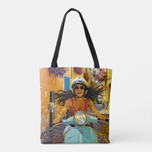  “Il riso del vento” (Laughter of the Wind) Tote Bag (Achterkant)