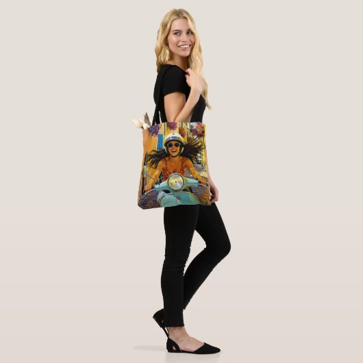 “Il riso del vento” (Laughter of the Wind) Tote Bag (Op model)