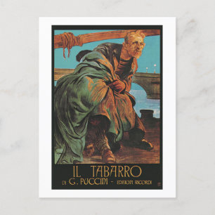 Il Tabarro (Giacomo Puccini) Briefkaart