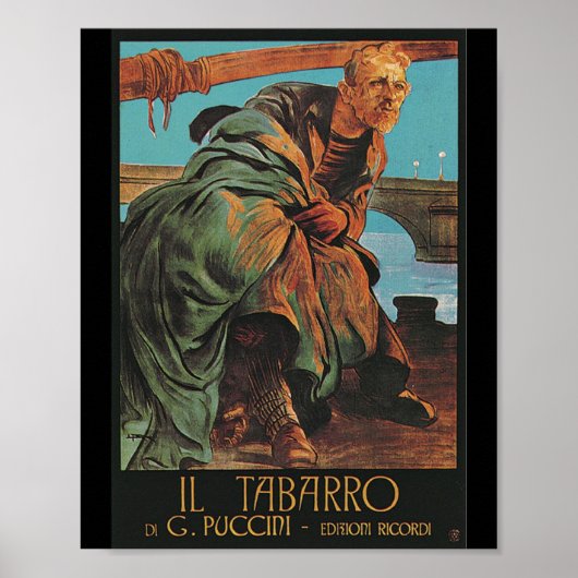 Il tabarro (Giacomo Puccini) Poster (Voorkant)