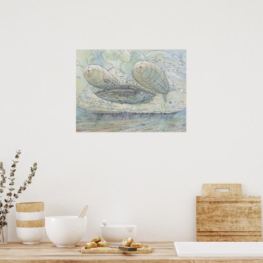 Il tappto volante poster (Keuken)