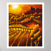 Il tramonto da Casa Memmo Poster (Voorkant)