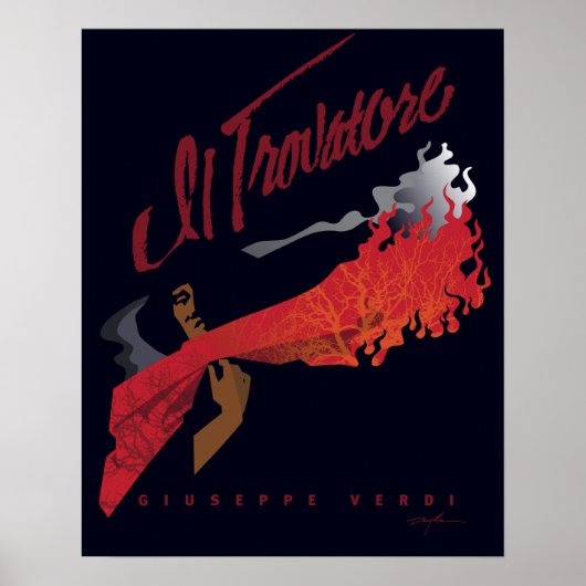 Il Trovatore. Poster (Voorkant)