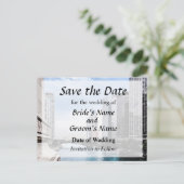 IL - Uitzicht van de Brug van Michigan Avenue spar Aankondigingskaart (Staand voorkant)