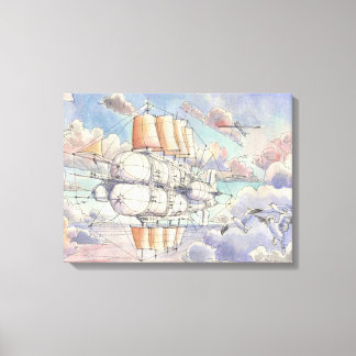 Il Veliero Volante Canvas Afdruk