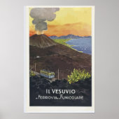 Il Vesuvio Ferrovia Funicolare,  Poster (Voorkant)