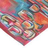 Il Vino-wijnflessen en -glazen Korte Tafelloper (Hoek)