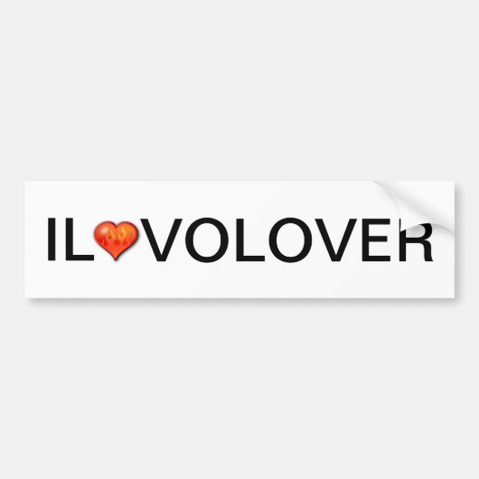 Il Volover Bumpersticker (Voorkant)