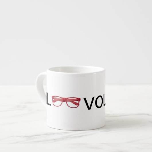 IL VOLOVER ESPRESSO RED GLASSES KOP (Links)