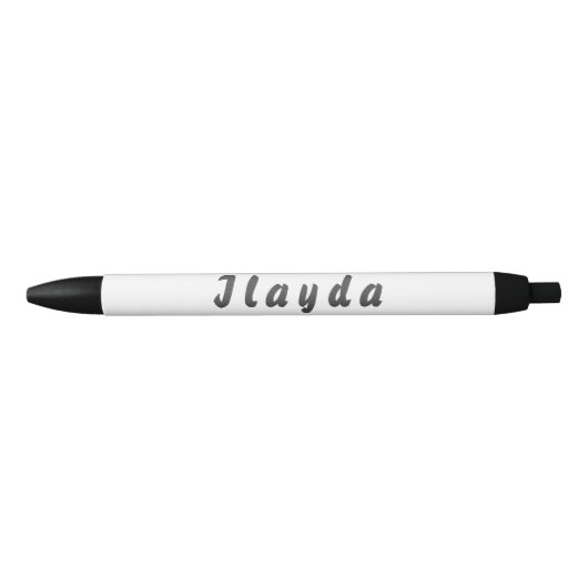 Ilayda Kugelschreiber Zwarte Inkt Pen (Voorkant)