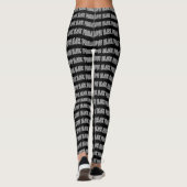ILBF-blanco streep Leggings (Achterkant)