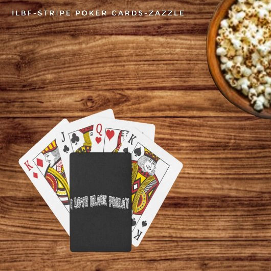 ILBF-blanco streep Pokerkaarten