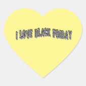 ILBF-stripes Hart Sticker (Voorkant)