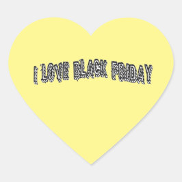 ILBF-stripes Hart Sticker