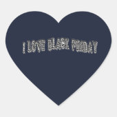 ILBF-stripes Hart Sticker (Voorkant)