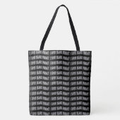 ILBF-zwarte streep Tote Bag (Voorkant)