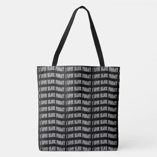 ILBF-zwarte streep Tote Bag (Voorkant)