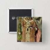 Ildefonso 1605-1610 vierkante button 5,1 cm (Voorkant /achterkant)