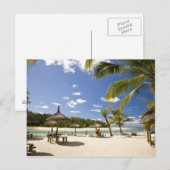 Ile Aux Cerf, meest populaire dagreis voor 3 Briefkaart (Voorkant / Achterkant)