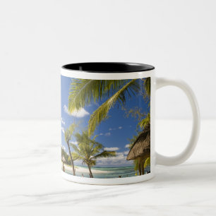 Ile Aux Cerf, meest populaire dagtrip voor 3 Tweekleurige Koffiemok