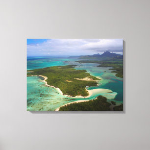 Ile Aux Cerfs, Mauritius Canvas Afdruk